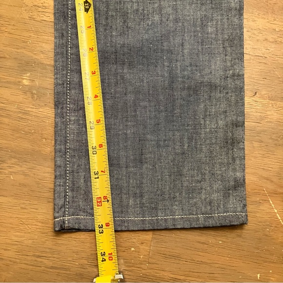 Vince Men’s  VM.212 Slim Chambray Blue Pants Size 32 32x33 Chinos Straight Leg - Picture 7 of 9